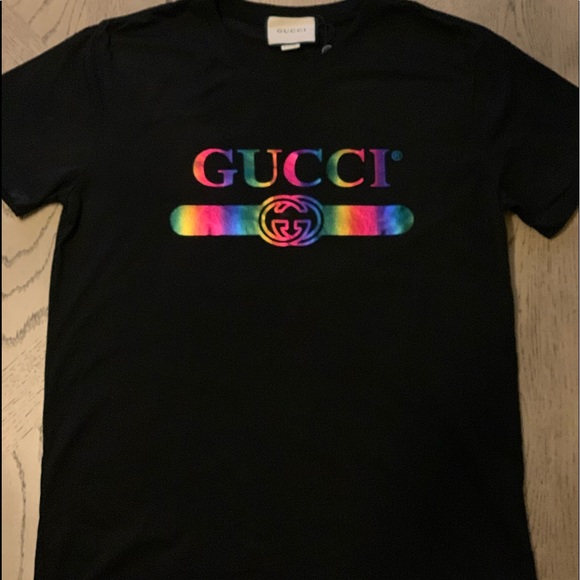 gucci iridescent shirt